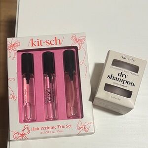 Kitsch Pink Hair Perfume Trio and Transparent Dry Shampoo